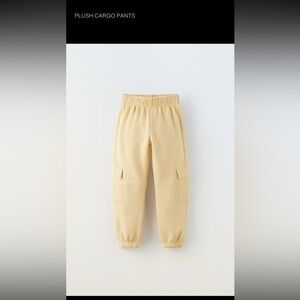 Zara Kids Girls Plush Cargo Pants Size 11-12 EUC
